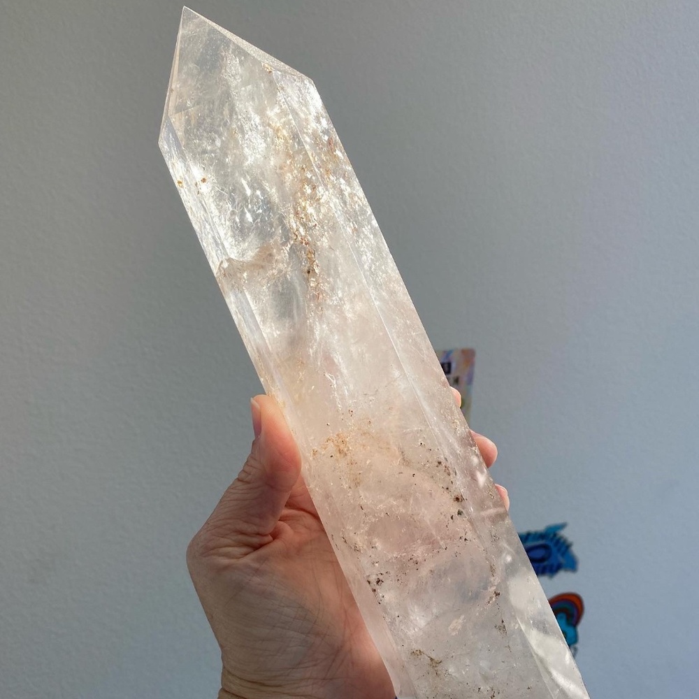 XL TALL chunky crystal towers! Grade A. Ethically mined & sourced! Made in USA!